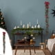 thumbnail image 1 of Fiudx Liquidación de ofertas flash Nueva corona decorativa navideña con luces, adornos navideños de ratán, adecuada para colgar en puertas, ventanas, escaleras y otras decoraciones, 1 of 6