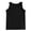 Black, variant on Mercatoo Teen Girls Boys Cotton Tanks Tops Basic Solid Ribbed Sleeveless Summer Crop Tops for Toddler Kids Casual Comfy Soft Clothes