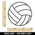 thumbnail image 2 of Volleyball Sport Self-Inking Rubber Stamp Ink Stamper - Red Ink - Small 3/4 Inch, 2 of 7