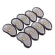 thumbnail image 5 of 9 piezas de nailon para palos de golf, fundas para cabeza de putter de hierro, funda protectora para golfista gris, 5 of 7