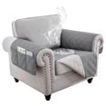 thumbnail image 2 of CHOK 2024 Waterproof Quilted Slipcover  Anti Slip Mat  Arm Sofa Cover  Furniture Protector with Side Pocket Storage  for Pets Dog Cat  Washable  for 1/2/3 Cushion Couch Sofa, 2 of 8