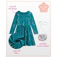 thumbnail image 2 of dELiA*s Girls' Dress - Super Soft Casual Long Sleeve Dress with Purse (7-16), 2 of 7