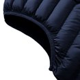 thumbnail image 3 of USNSM Men's Lightweight Puffer Vest with Detachable Hood Sleeveless Quilted Padded Thermal Winter Jacket Outerwear Blue S, 3 of 8