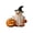White, variant on Halloween Ghost Night Light, Witch Hat Ghost LED Night Light 3.93 Inch Resin Glowing Statue Ornament for Desk Mantel Bedroom Indoor Home Decor