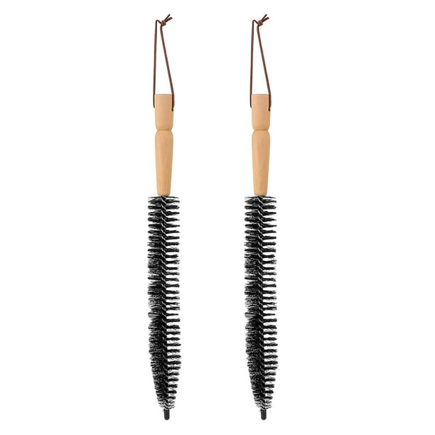 Kit de 2 cepillos multifunción para limpieza de chimeneas, cepillo limpiador de conductos y cepillo limpiador de tuberías para chimeneas