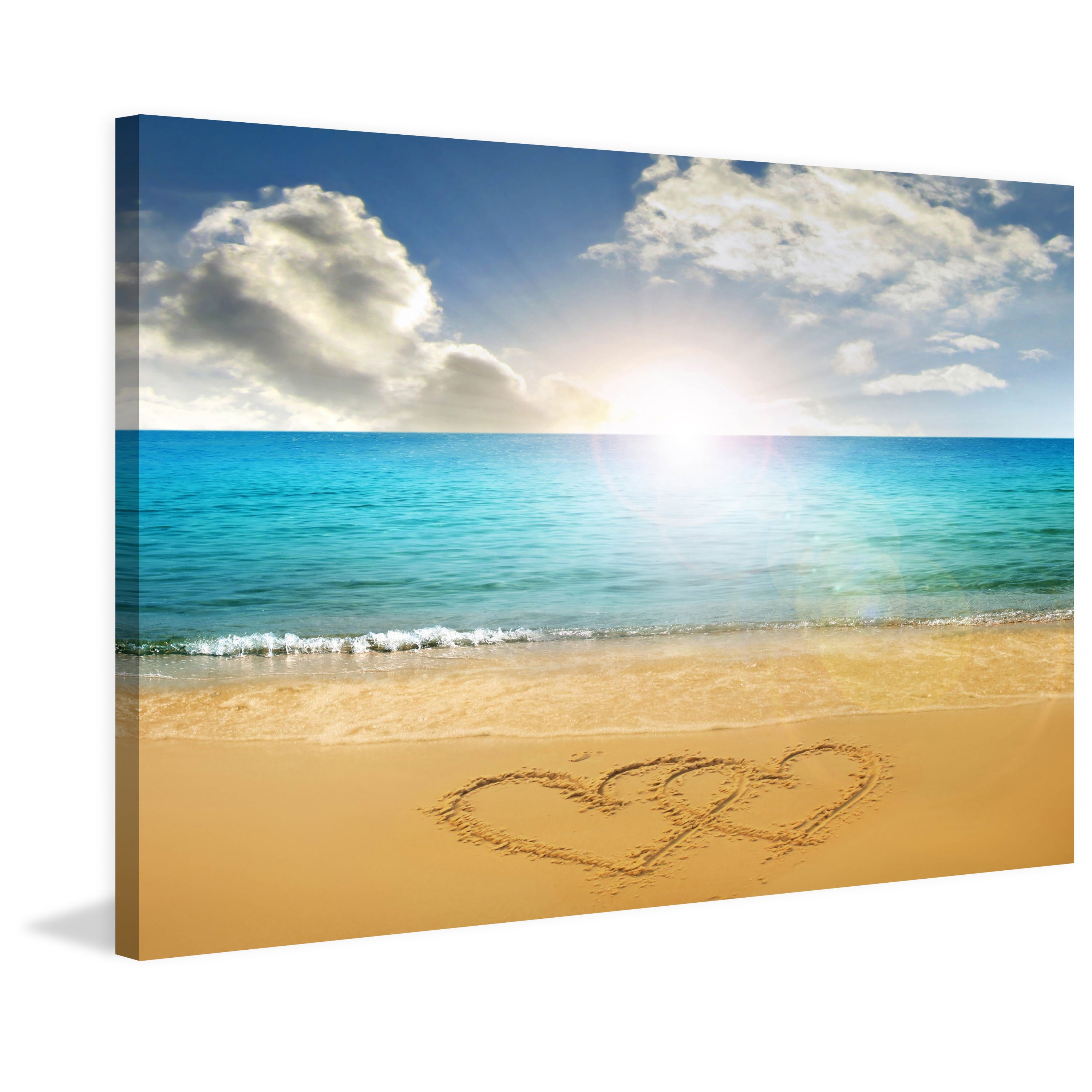 Marmont Hill "Hearts Linked" Painting Print on Wrapped Canvas