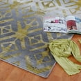 thumbnail image 2 of Ladole Rugs Alfalfa Ombre Soft Area Rug Carpet in Silver Gold, (3'11" x 5'7", 120cm x 170cm), 2 of 4