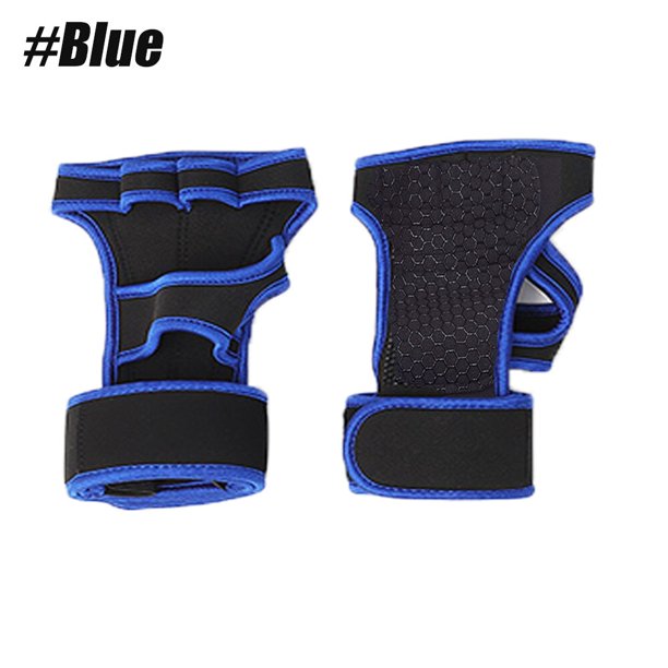 Guantes de entrenamiento de levantamiento de pesas para hombre y mujer, protectores de manos, muñeca, palma, para gimnasio, levantamiento de pesas, deportes de Fitness, 1 par Fivean Guantes deportivos
