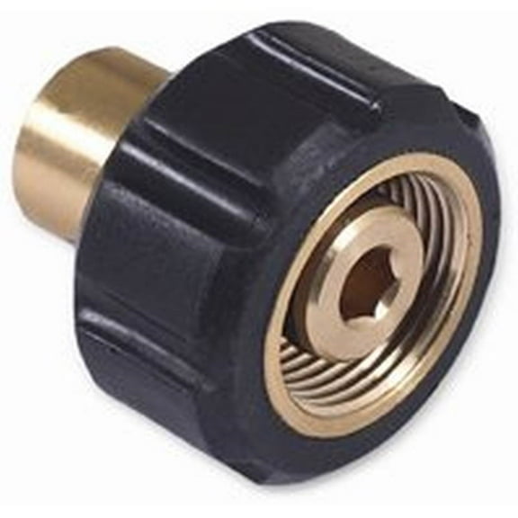 Mi-T-M AW-0023-0488 Screw Coupler, 1/4 in Connection, FNPT x M22