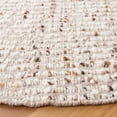 thumbnail image 3 of SAFAVIEH Natura Edith Distressed Area Rug, Ivory/Beige, 6' x 6' Round, 3 of 8