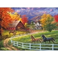thumbnail image 3 of Cra-Z-Art Abraham Hunter 1000-Piece Horse Valley Farm Jigsaw Puzzle, 3 of 6