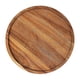 thumbnail image 1 of Round Wood Tray,Wooden Serving Tray,Serving Platter,Appetizer Charcuterie Board,Tray Organizer for, 1 of 4