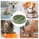 thumbnail image 4 of 1 Pc Cuenco Redondo Conveniente para Perros para Interior y Exterior ABS Verde, 4 of 4