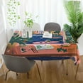 thumbnail image 3 of Yayeee Tablecloths 54" x 54" Rectangle Wrinkle Resistant Party Table Cover, Green Window, 3 of 8