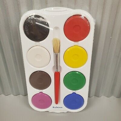 Jack Richeson Tempera Cake And Palette Storage Rack Set With 12 Palettes 12 Set 