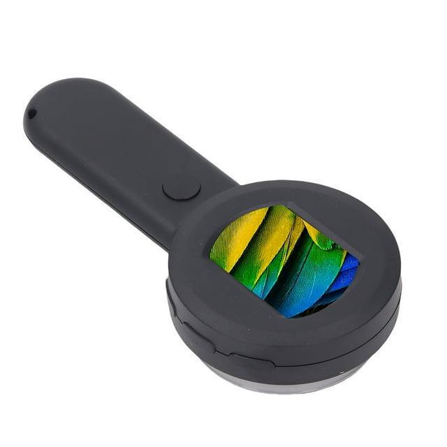 2.0 Inch IPS Screen Digital Handheld Microscope, Portable 50x Magnifying Glass, 16MP Marco Microscope for Kids, Built in 8 LED Lights, USB Connection to PC