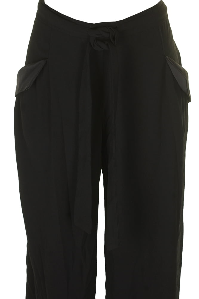 Max Studio London Womens Wide-leg Casual Trouser Pants, Black