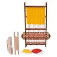 thumbnail image 2 of Kit De Telar De Telar De Madera Hecho A Mano Para Ni?os Principiantes SM SunniMix Máquina de tejer, 2 of 7
