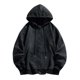 thumbnail image 2 of pstuiky Camisas suaves de manga larga para hombre, Sudadera con capucha y manga larga para hombre, deportiva, holgada, con cremallera y bolsillo con cordón, de color liso y a la moda s, 2 of 9