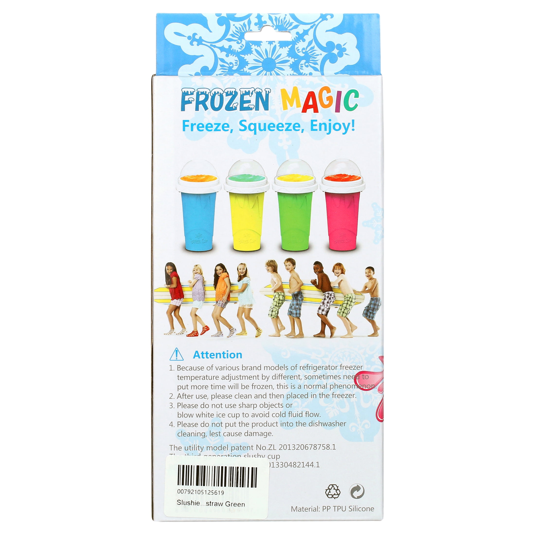  KTEBO Frozen Magic Slushy Cup, Smoothie Cups with Lids and  Straws, Slushie Maker Cup is Cool Stuff Things, Fasting Cooling Make  Milkshake smoothie Freeze Beer - TIKT0K Trend Items Cool Gadgets-Blue