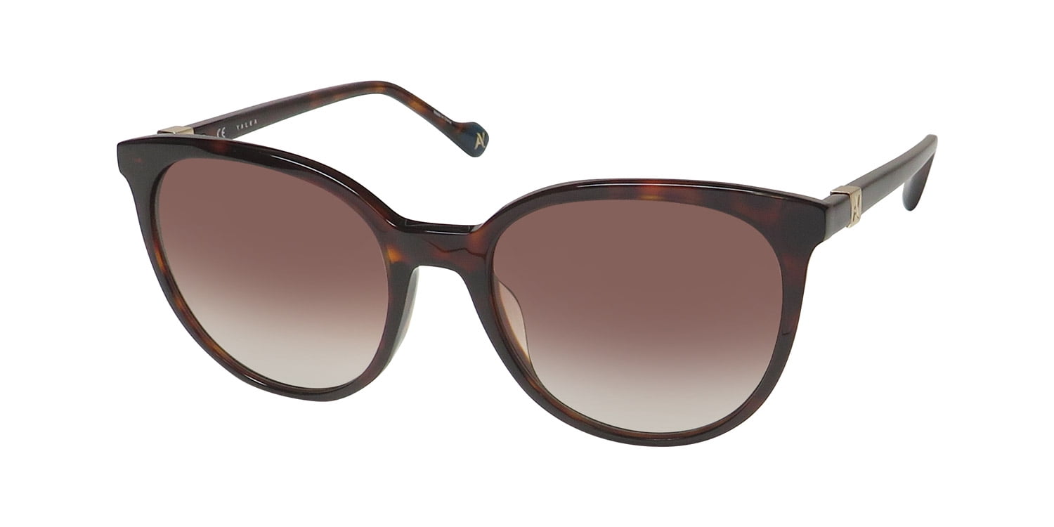 YALEA Paloma SYA056 Women\'s Sunglasses in Black w/ Brown Gradient Lenses YALEA SYA056 PALOMA 100% SUN PROTECTION WOMENS SIGNATURE  main image 4
