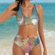 thumbnail image 5 of Gibobby Conjunto de bikini para mujer Sujetador de tirantes con estampado informal a la moda para mujer, Bikini Sexy, traje de baño de dos piezas(Verde de menta,CH), 5 of 5