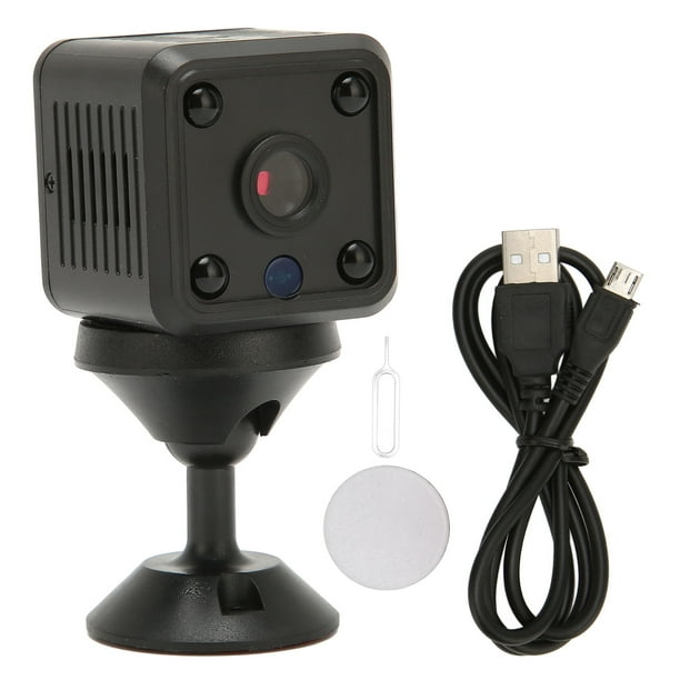 Mini cámara inalámbrica HD 1080P, detección de movimiento, visión nocturna, WiFi, cámara de seguridad con Base giratoria magnética para el hogar