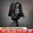 thumbnail image 2 of Moc Serie de Star Wars película Comando Imperial Boba Fett figura Darth Vader casco 75304 miniatura de bloques de construcción Diy juguetes de montaje, 2 of 4