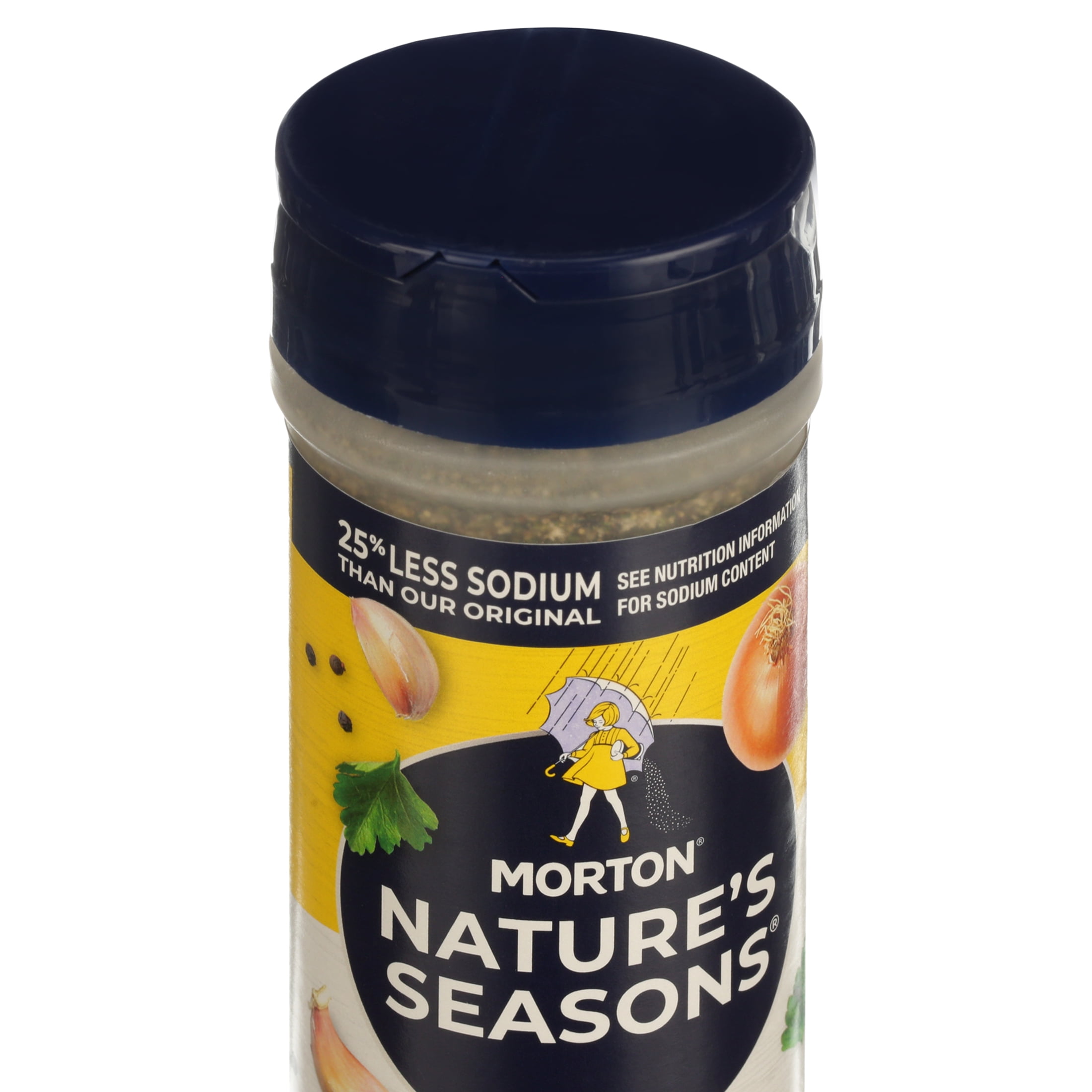  Morton 25% Less Sodium Nature's Seasons Seasoning