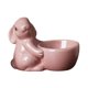 thumbnail image 4 of Ceramic Caza de huevo de huevo de huevo Utensilios de mesa Pantallas de mesa Pantallas de huevo Bandeja para el desayuno Decoración de Pascua Rosa, 4 of 8