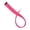 Hot Pink, variant on 22 Inch Straight Clip In Synthetic Fiber Hair Extensions for Party Wigs