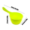 thumbnail image 3 of HOARBOEG Plastic Water Scoop For Bathing And Kitchen Use With Comfortable Handle Ideal For Washing Dishes Vegetables Baby Hair Rinsing And Daily Tasks, 3 of 6