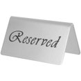 thumbnail image 1 of Shisuyan Reserved Table Signs Stainless Steel 1Pack 3.93X2.36X1.97in, 1 of 8