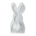 thumbnail image 1 of Candle Mold Silicone Rabbit Mold for Easter Festive Decorations Exquisite Workmanship Hollow Heart Shape Durable Reusable Craft Mold, 1 of 1