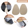 thumbnail image 4 of 4 Pairs Shoe Inserts Sole Anti-skid Stickers Non Heel Pads Adhesive Shoe Sole Protectors Shoes Sole Protectors Non-slip Resin Gel Beef Tendon, 4 of 6