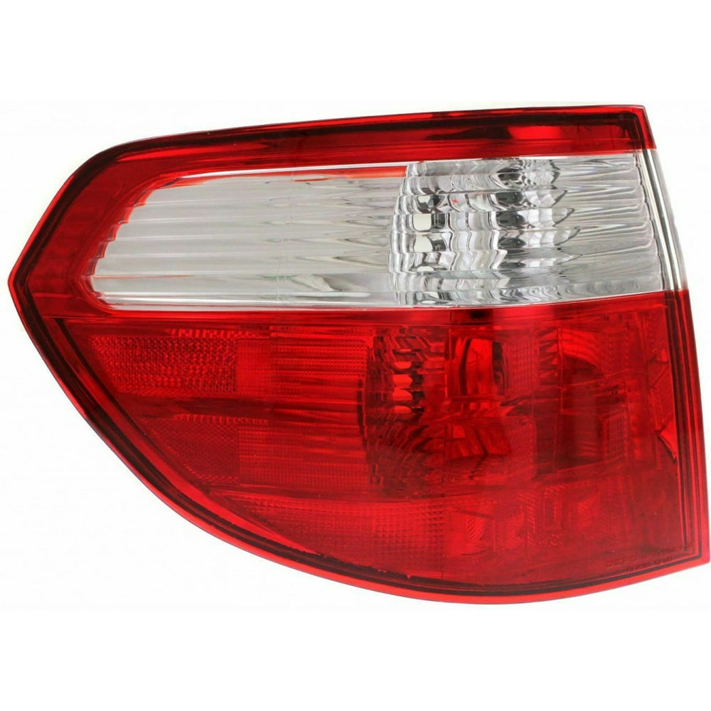 For Honda Odyssey Outer Tail Light Assembly 2005 2006 2007 Driver Side CAPA w/o bulbs HO2818129 2007 Honda Odyssey Tail Light Bulb Replacement