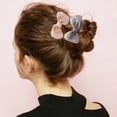 thumbnail image 3 of Pinzas para el cabello para mujeres, pinzas para peinar, pinzas para el cabello para niñas, horquilla con lazo floral fresco, juego de pinzas para niñas, linda pinza para flequillo, horquilla con clip, 3 of 3