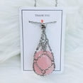 thumbnail image 4 of Crystal Stone Holder Necklace Steel - Trendy 2023 Design, Customize with Crystals, The Perfect Gift for All Occasions, 4 of 9