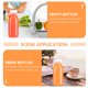 thumbnail image 5 of 10 botellas de 300 ml para almacenar jugo, leche y bebidas transparentes., 5 of 7