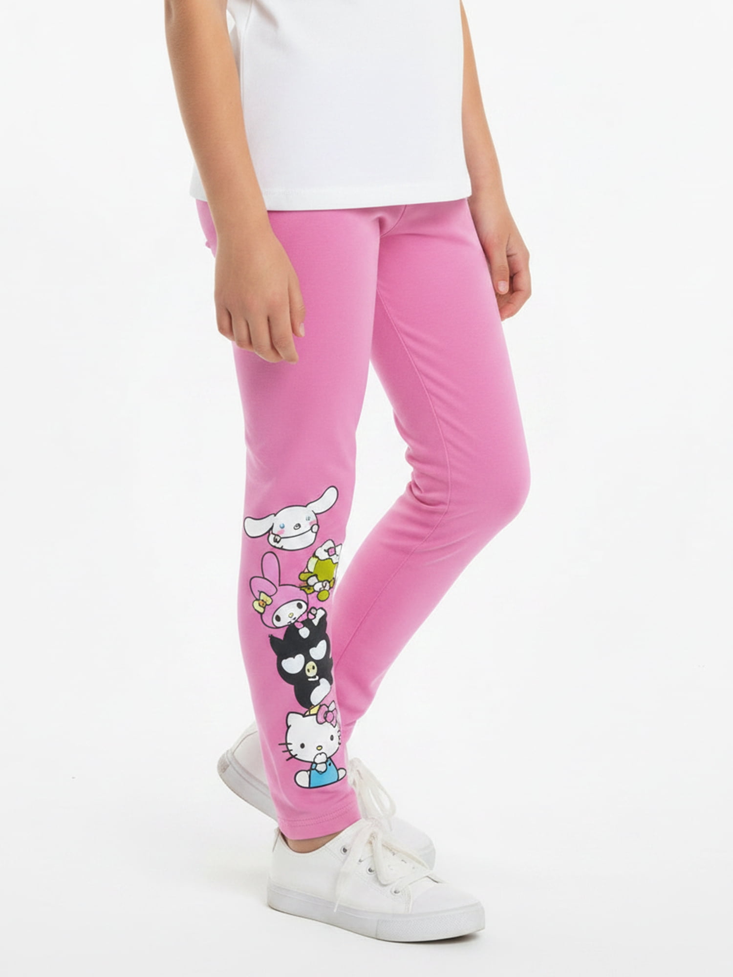 Sanrio Girls' Hello Kitty and Friends Graphic Leggings, Sizes 4-16