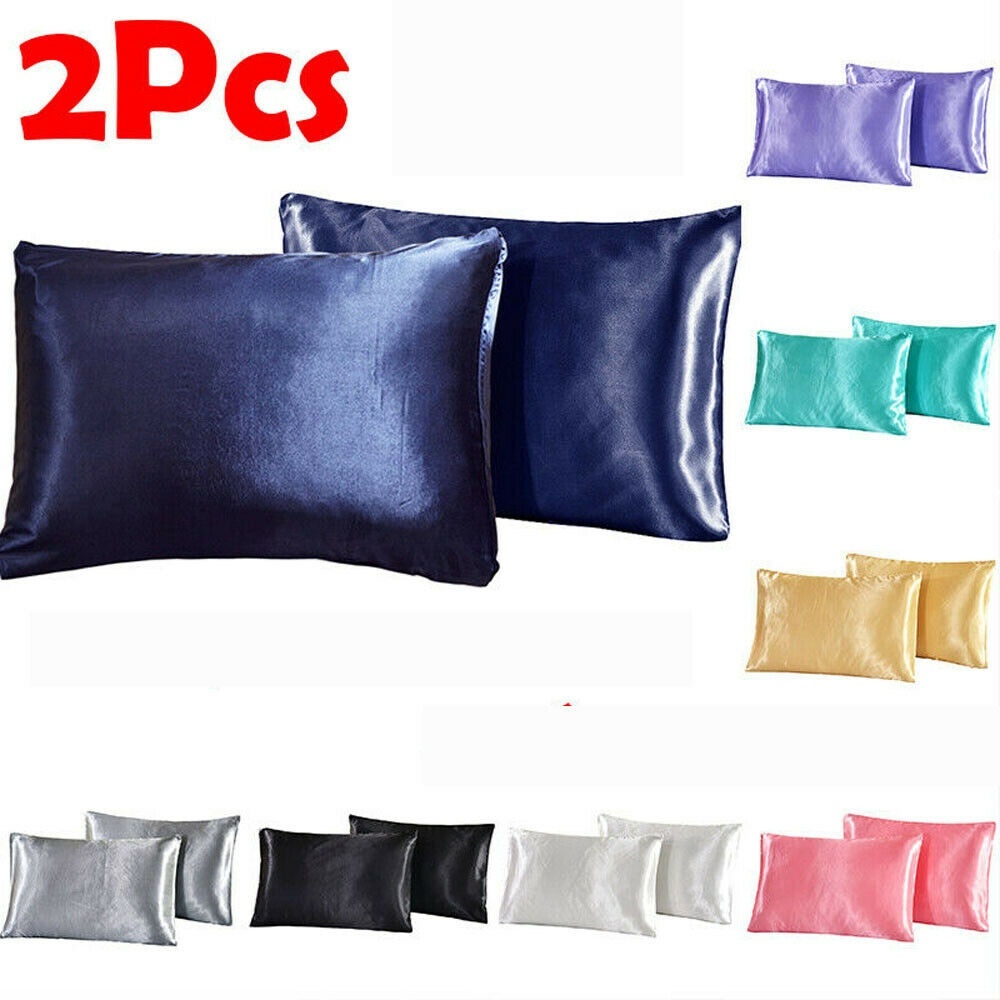 Rectangle Cushion Cover Silk Throw Pillow Case Pillowcase Delicate