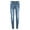 Light blue, variant on uublik Ripped Jeans for Boys Girls Pull on Basic Stretch Skinny Denim Jeans Black, Size 3-14