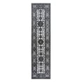 thumbnail image 3 of My Magic Carpet 2.5'x10' Machine Washable Non-Slip Kitchen Hallway Runner Rug - Ramage Grey, 3 of 5
