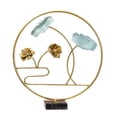 thumbnail image 2 of Adorno, decoración artística de pie, accesorios para fotos, accesorios de hierro con artesanías de base para oficina, dormitorio, comedor, librerías, EstiloD Soledad escultura de escritorio, 2 of 7