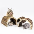 thumbnail image 2 of Small Pet Molar Willow Branch Accessories Hamster Molar Supplies Climbing Ladder Fence Arch Bridge Toy, 2 of 6