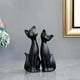 thumbnail image 5 of Black Cat Statue, Home Decor Mini Cat Figurines, Room Decor Matt Ceramic Small Cat Figurine, Give Cat Figurines For Cat, 5 of 5