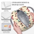 thumbnail image 3 of Fotbe Dachshund Dog Puppy Bolsa de Almuerzo con Estampado, Lonchera Aislada, Contenedor de Comida Reutilizable Tipo Cooler a Prueba de Fugas, 3 of 6