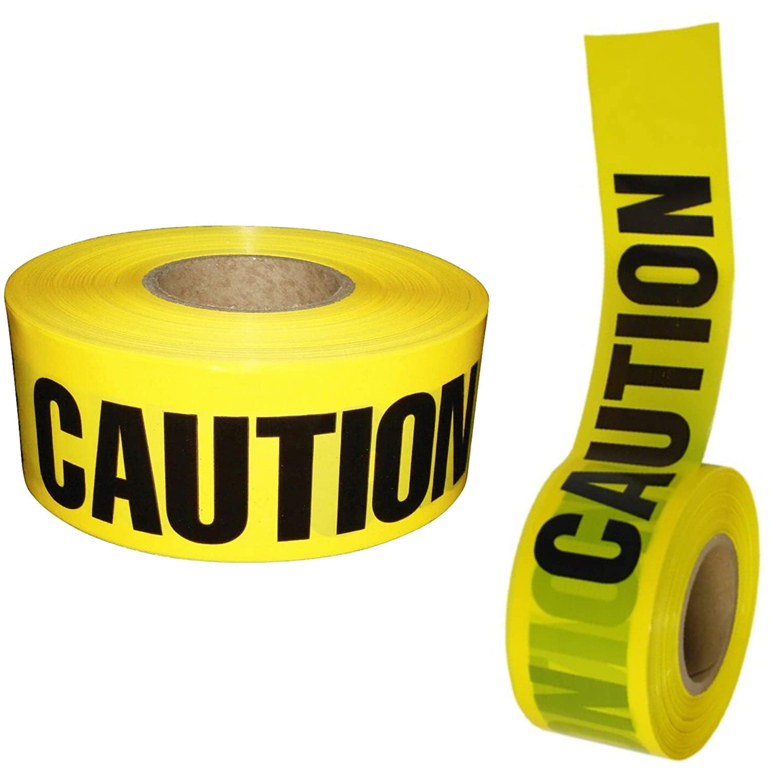 Seton Barricade Tape - Caution Wet Paint | 1000/Ft | Black on Yellow | Roll of 1000 Feet 26743