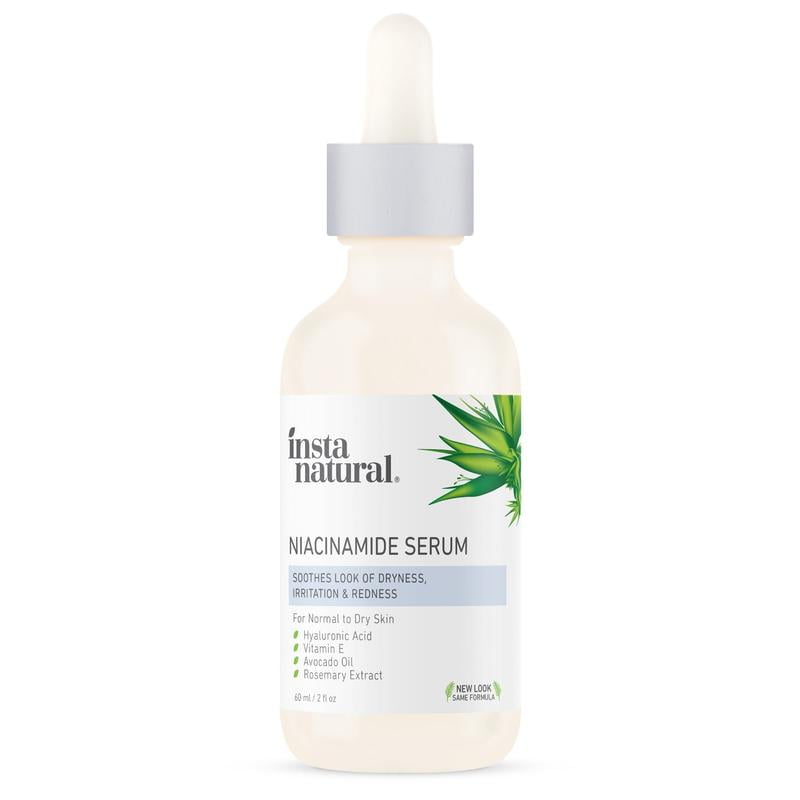 InstaNatural Niacinamide 5 Face Serum for Dry & Sensitive Skin, 2 Oz