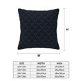 4 Pack Throw Pillow Covers Black Fish scales Breathable Pillow Cases